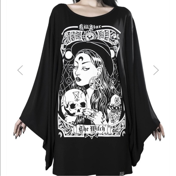 Killstar Dresses & Skirts - KILLSTAR The Witch kimono tunic dress